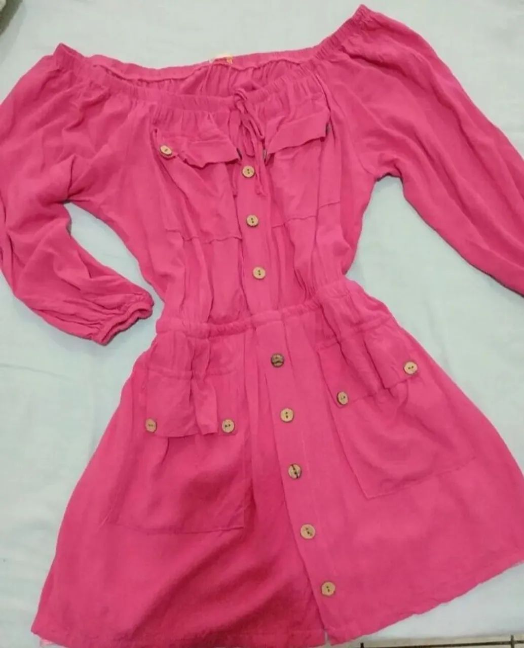 Vestido Pink Ombro a Ombro M - Foto 2