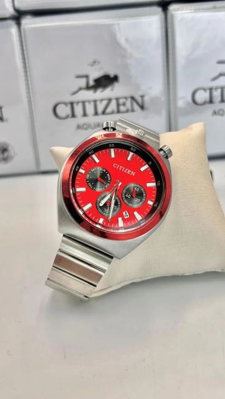 Relógio Estilo Citizen em Aço Inoxidável  - Foto 4