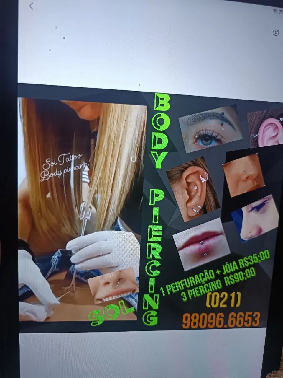 Body Piercing Sol