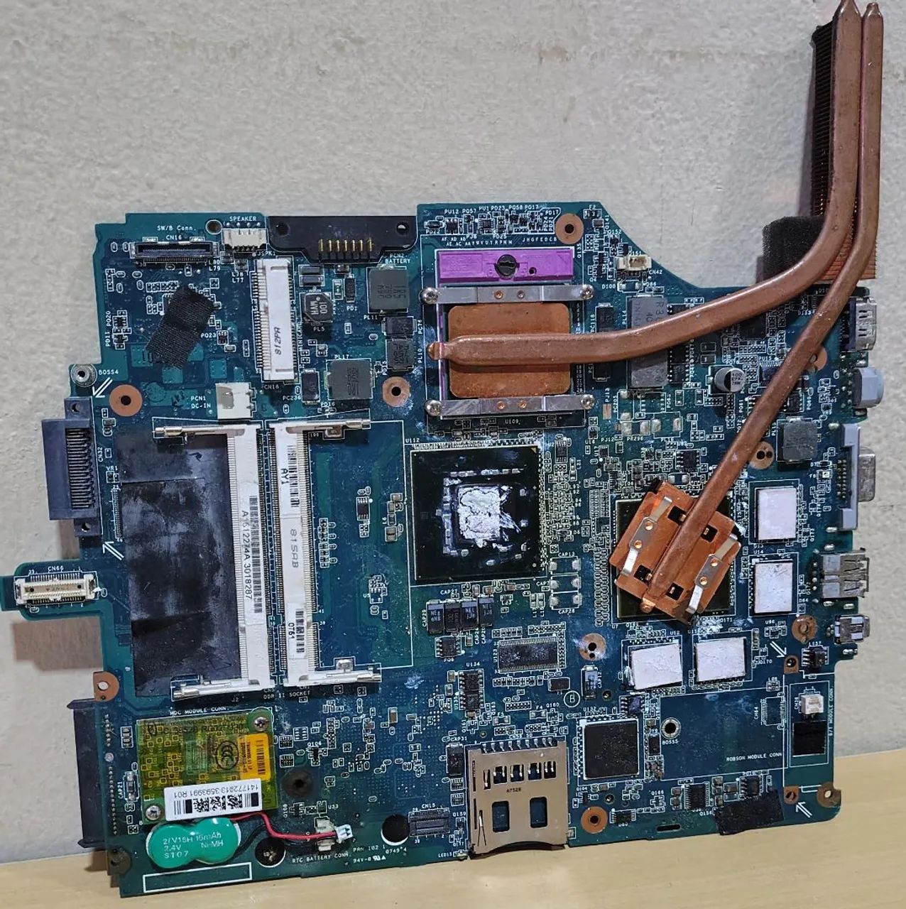 Placa Mãe Notebook Sony PCG3A1L Para Peças 