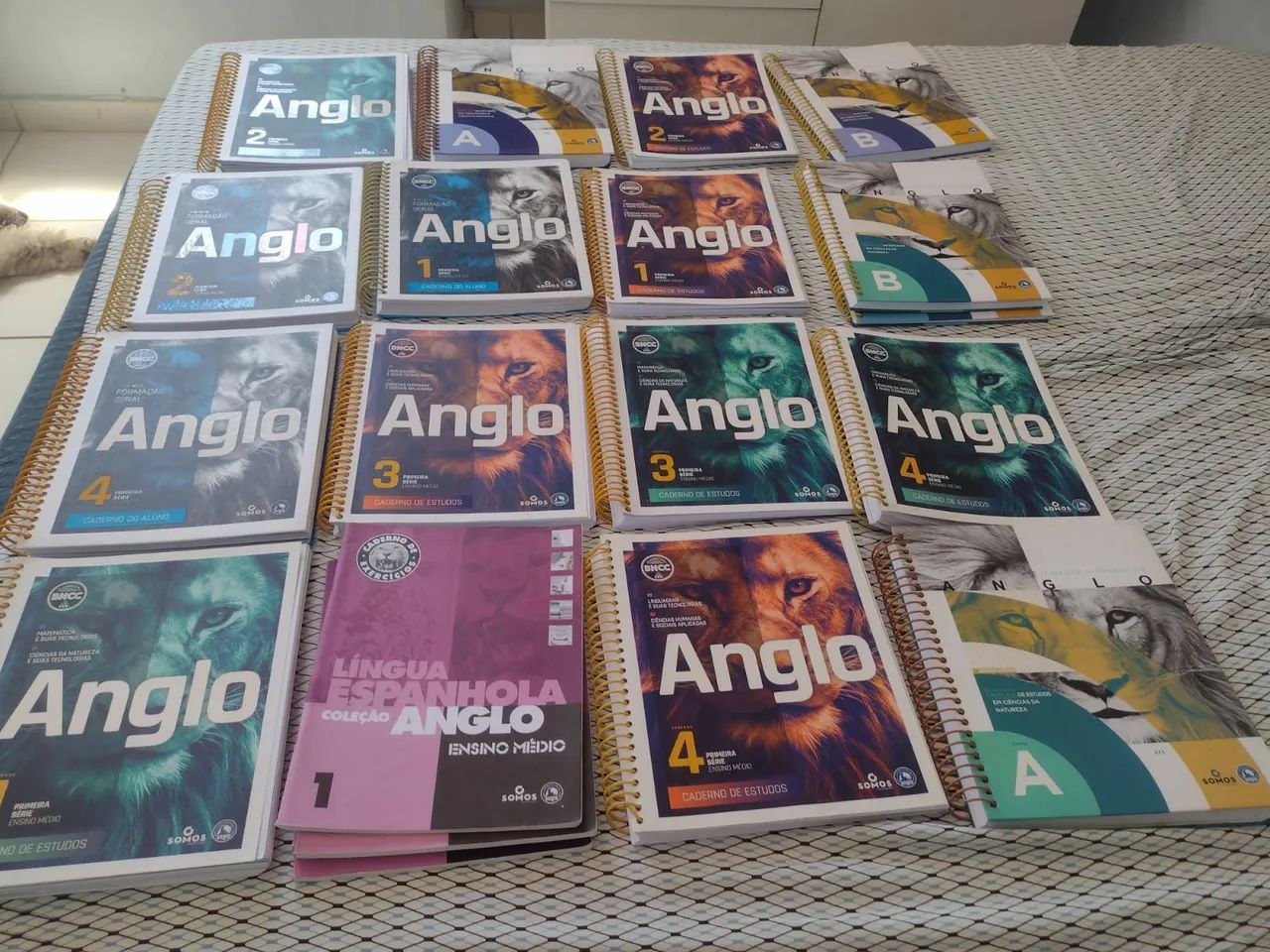 Livros Anglo Ensino Médio - 1ª Série - Completo