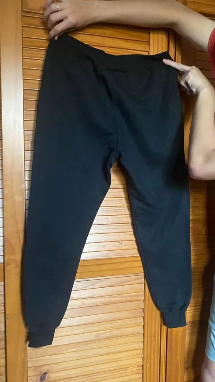 Calça de Moletom Preta - Foto 2