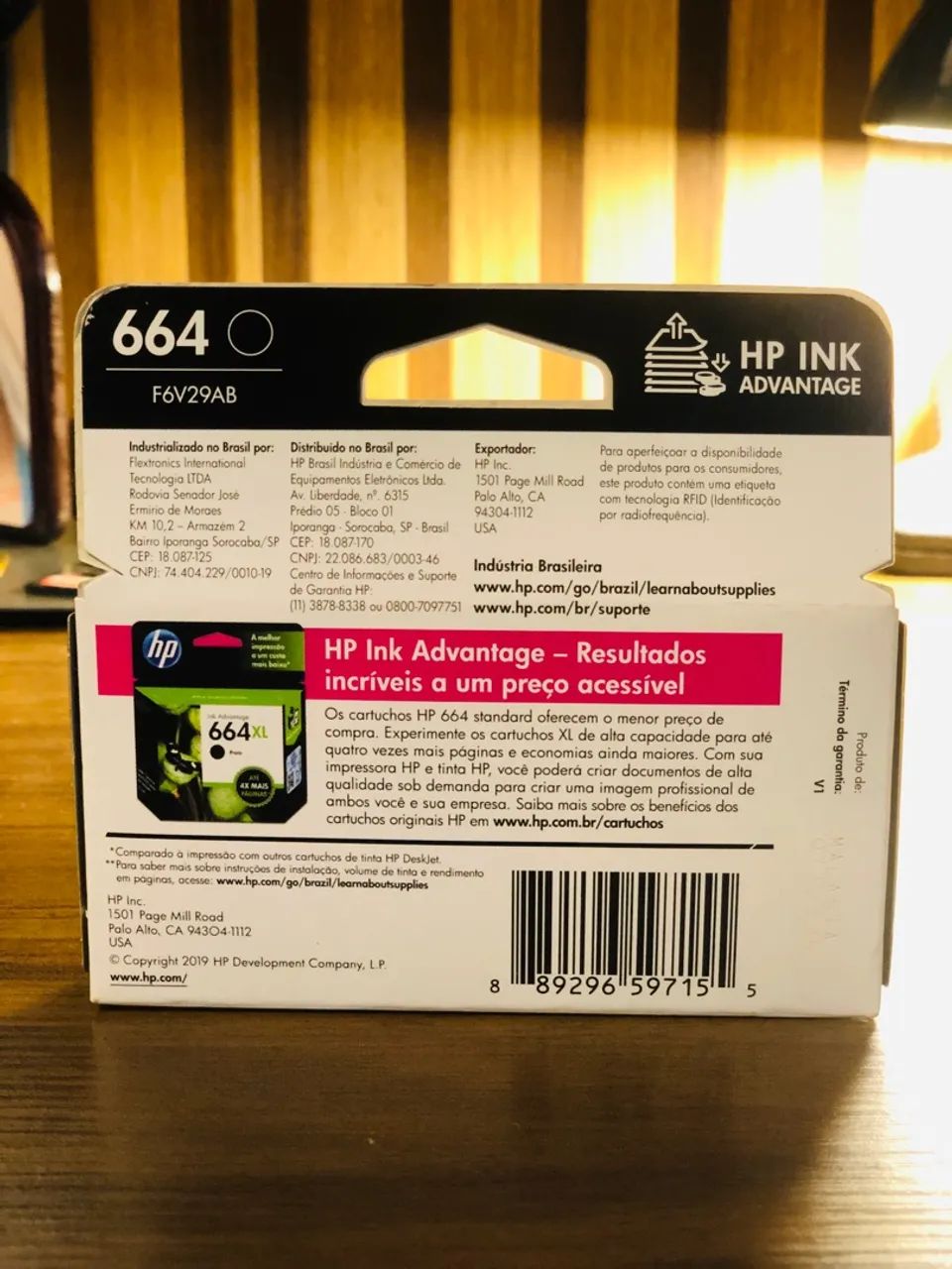 Cartucho HP664 - Preto Original - Foto 5