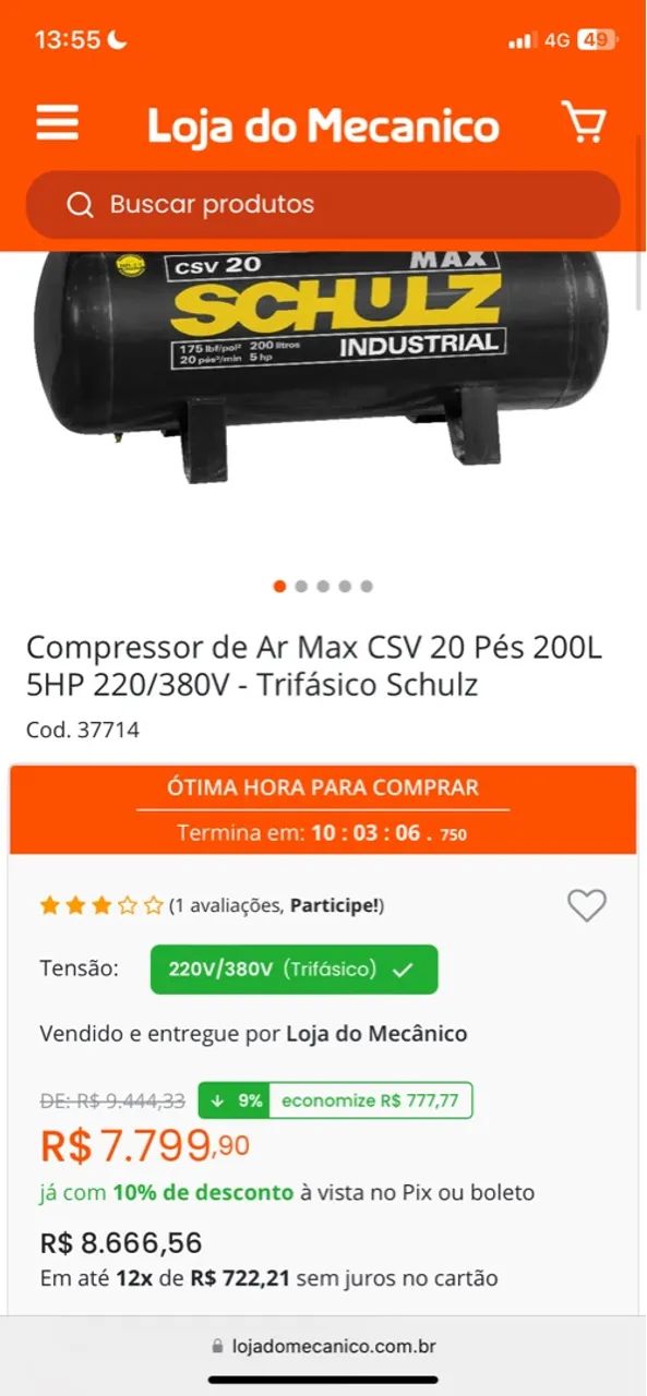 Compressor Schulz 200l - Foto 5
