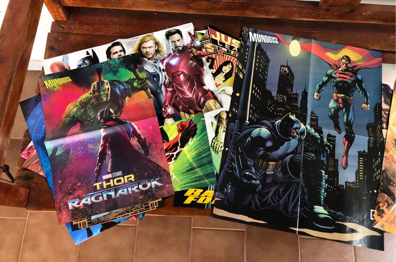Pôsteres  DC Comics e Marvel  - Foto 3