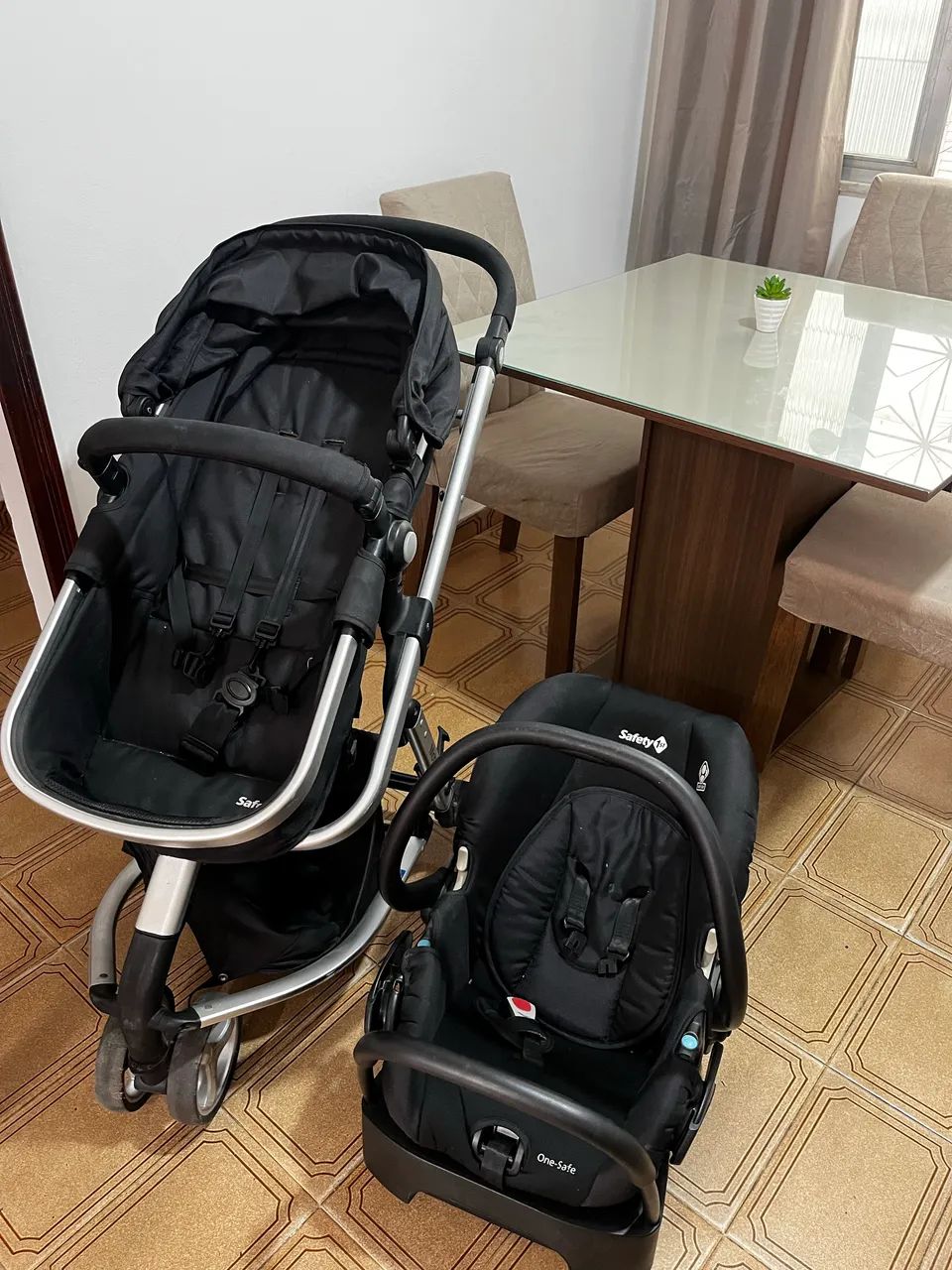 Carrinho de bebê Moisés + cadeirinha  - Foto 4