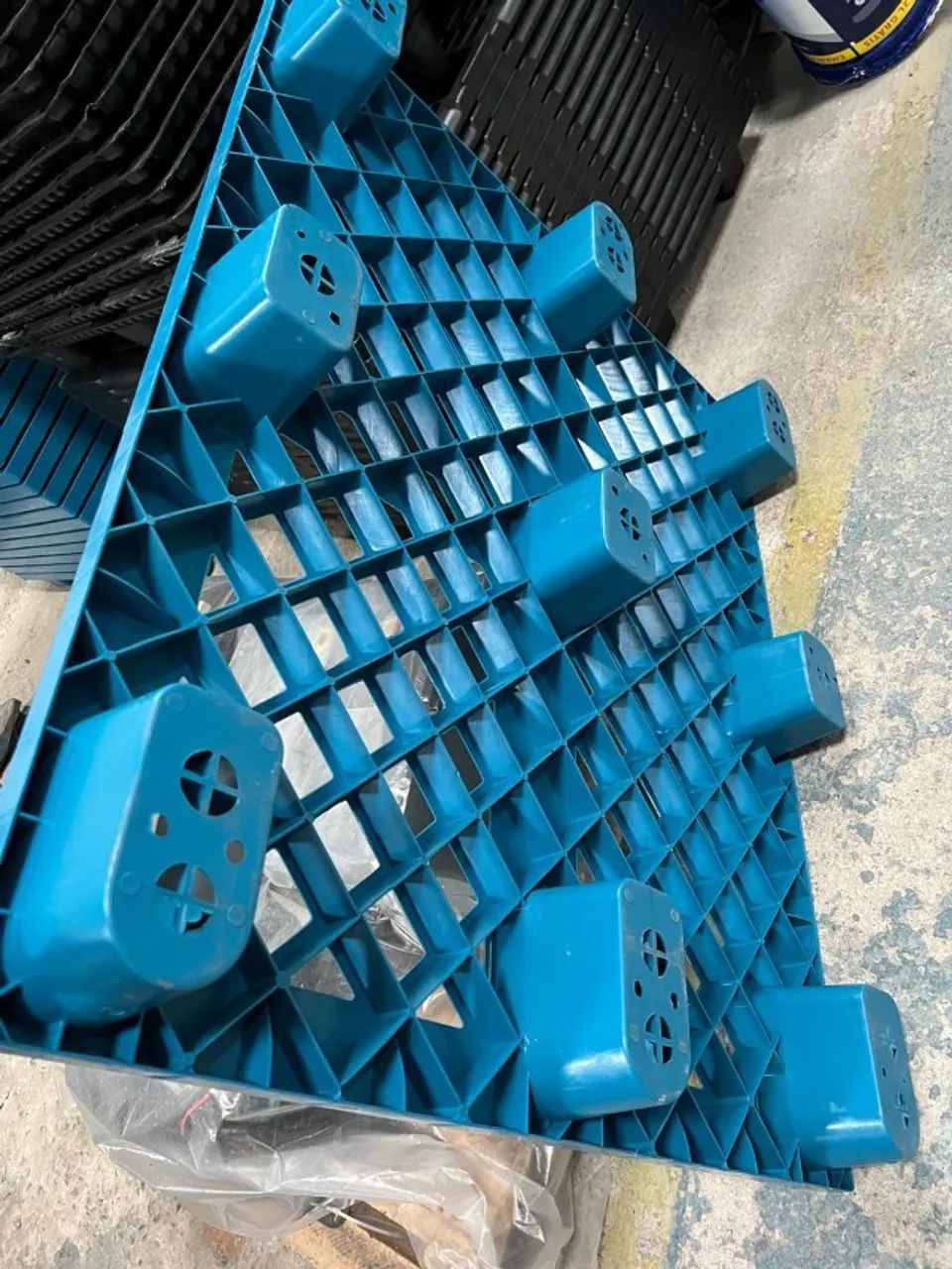 Pallet de plástico - Palete de plástico 100 x 120 cm - Foto 2