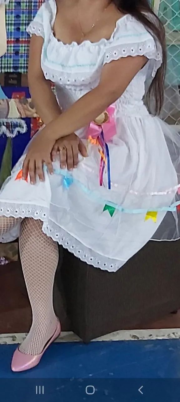 Vestido juninho veste P/M - Foto 3