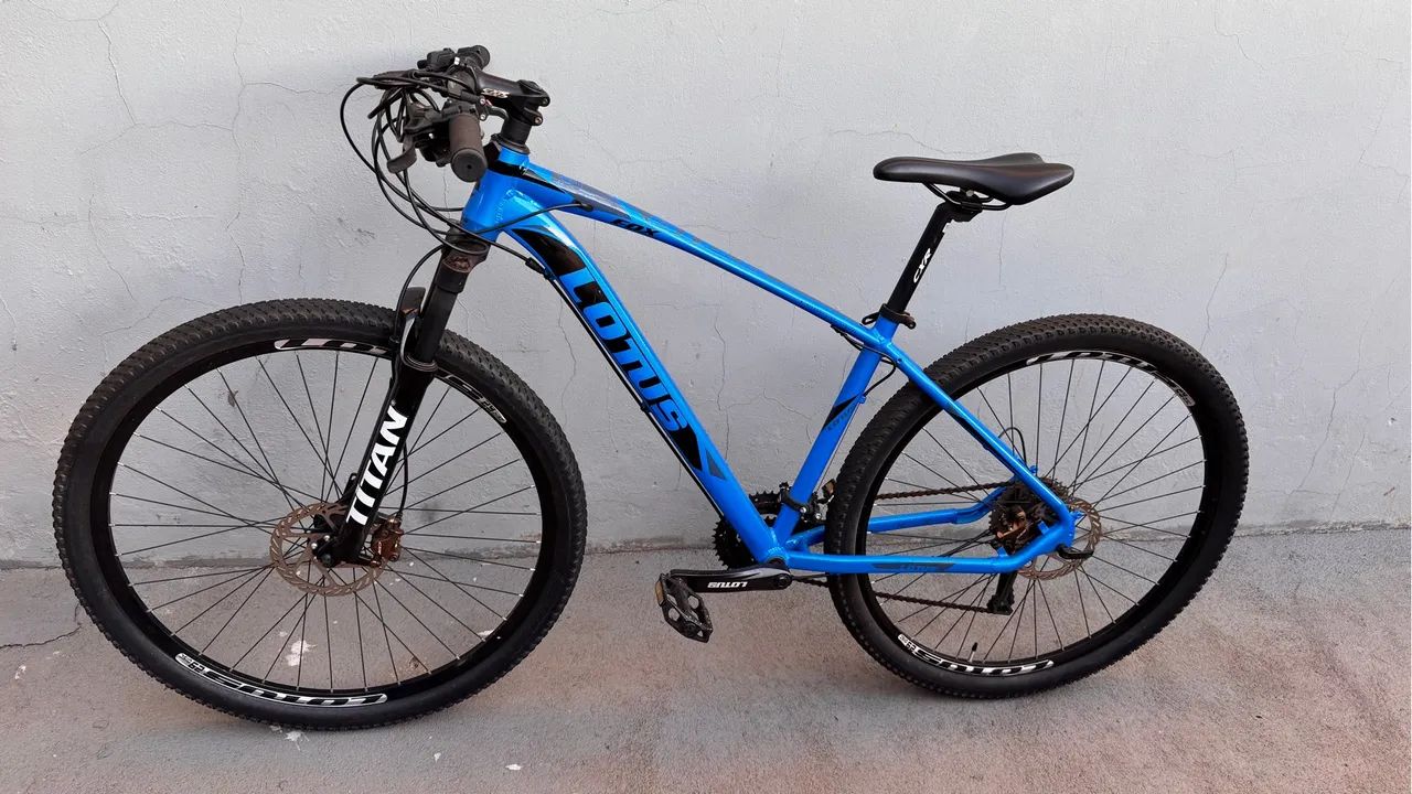 Bicicleta aro 29 lotus fox 24v freio hid
