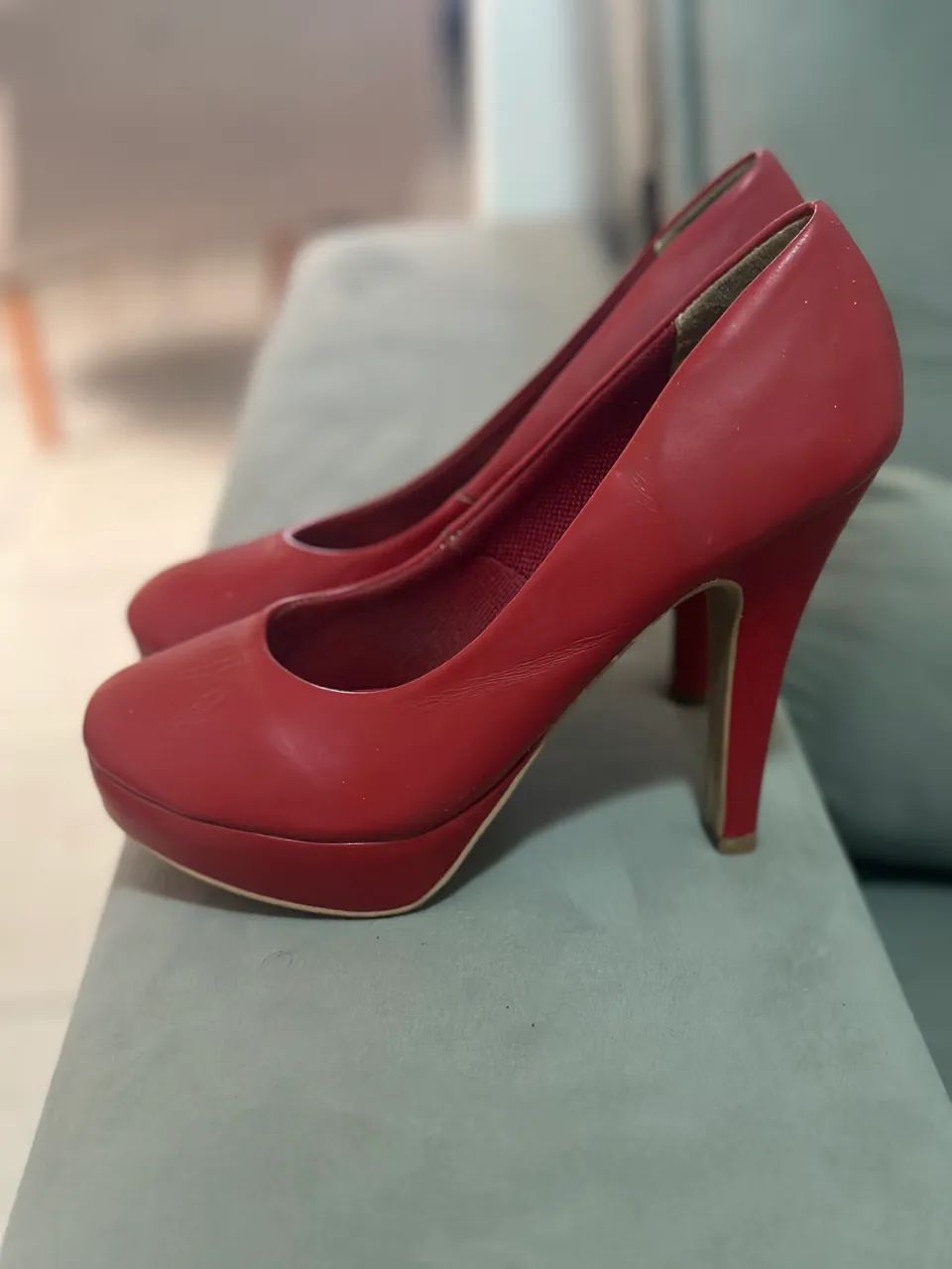 Sapato alto vermelho  - Foto 2