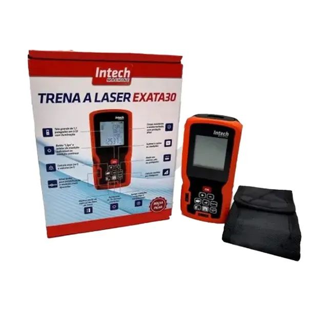 Trena a Laser 30Mt Digital Exata30 Intech Machine - Foto 3