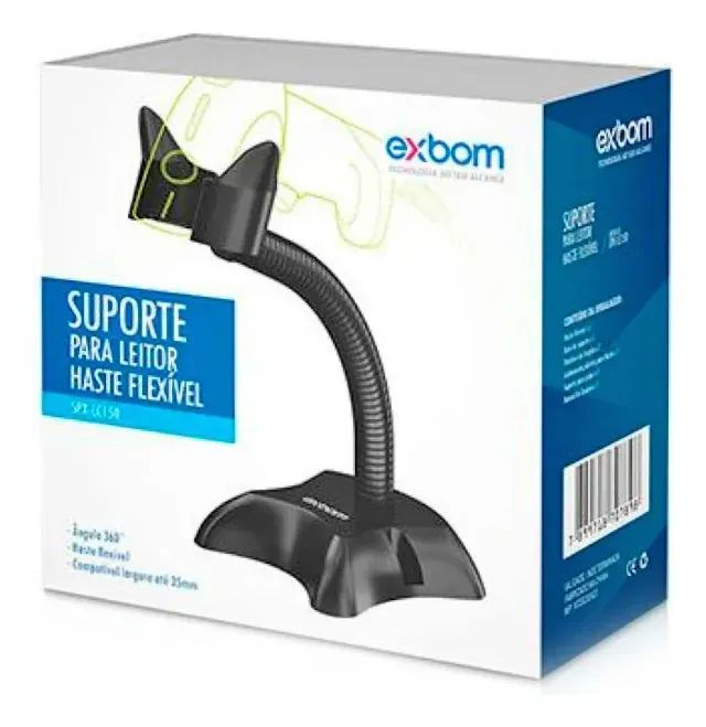 Suporte Para Leitor de Codigo de Barras Exbom SPX-LC150 *Haste Flexível - WZetta - Foto 6