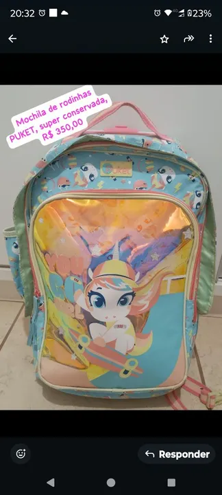Mochila infantil PUKET