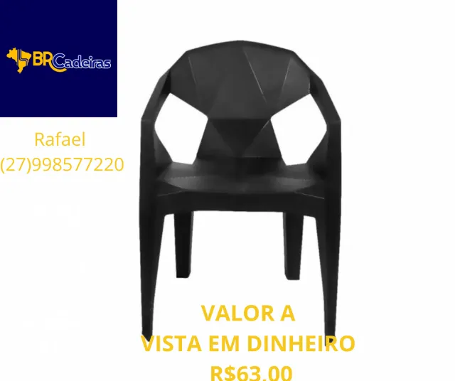 Cadeiras de plastico oferta