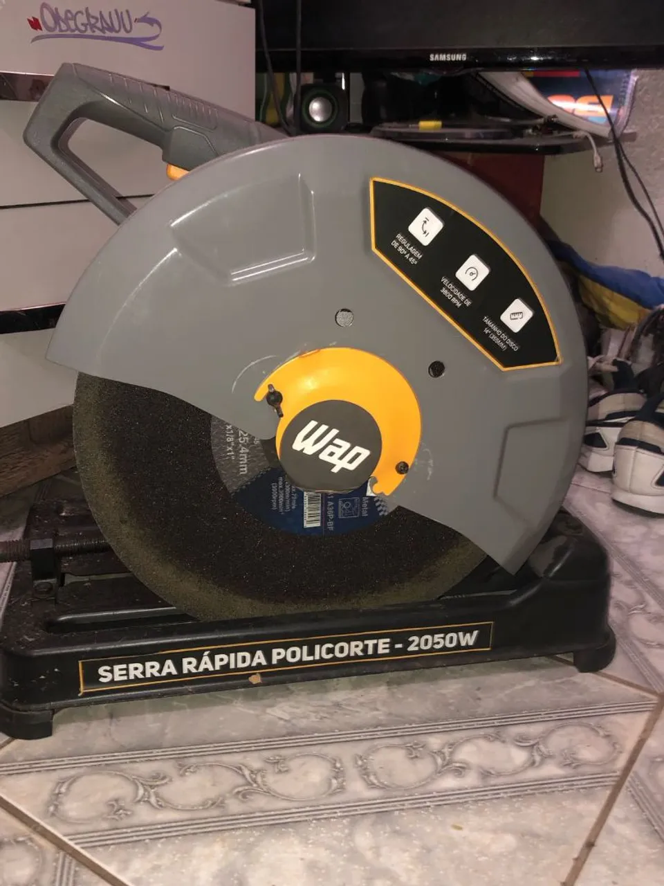 Serra Rápida Policorte WAP 2050W - 14" (355mm)