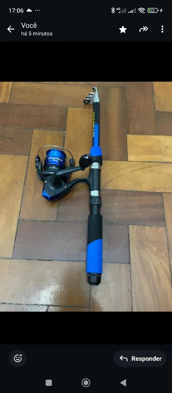Vara de pesca completo  - Foto 5