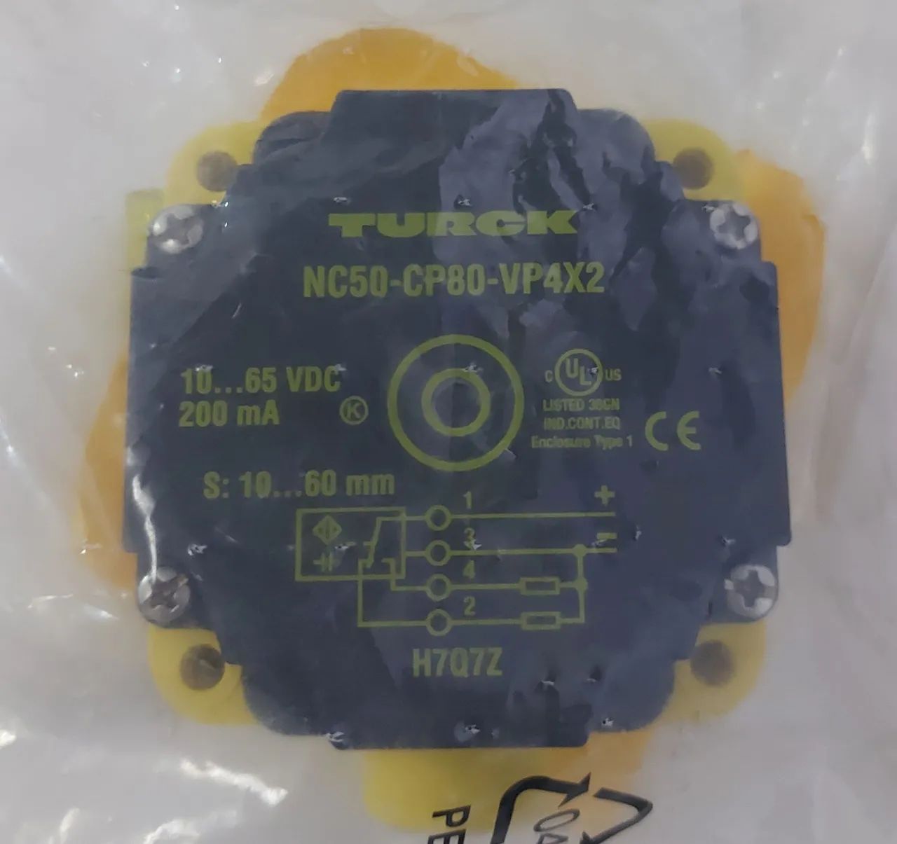 Sensor de Proximidade TURCK NC50-CP80-VP4X2