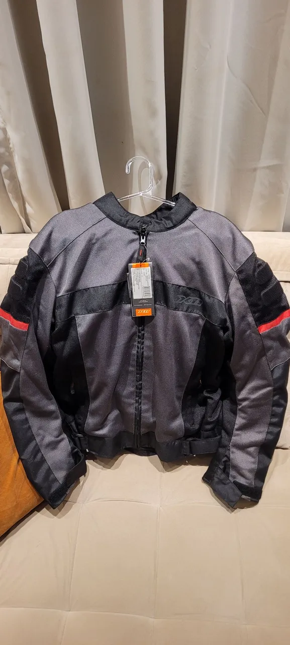 Jaqueta de Motociclismo X11 - Preta e Cinza