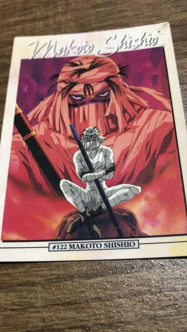 SAMURAIX)Shishio Makoto #122 Rurouni Kenshin Carddass Masters Card