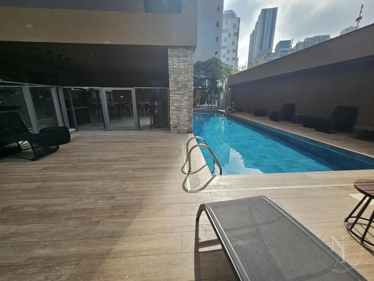 Apartamento 26m² com Pé Direito Alto e Lazer a 50m do Metrô Brooklin