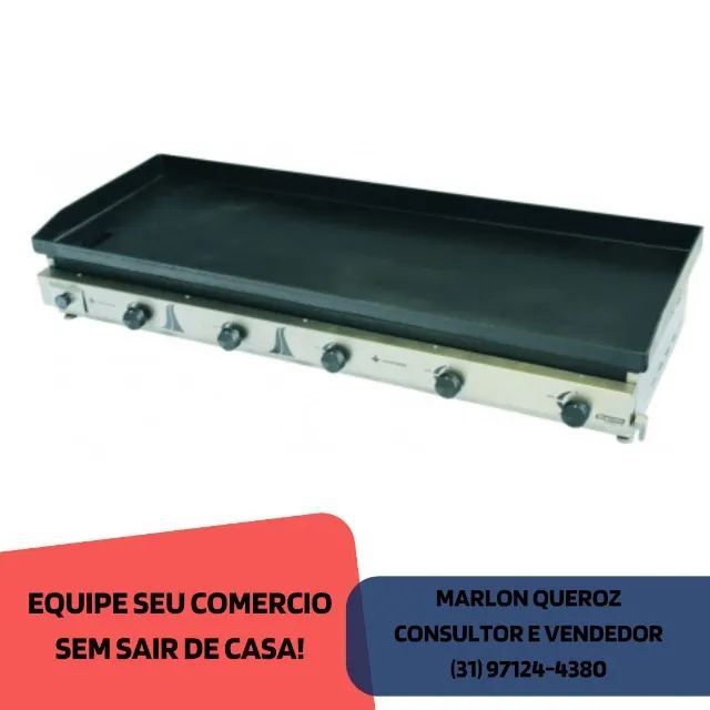 Chapa de Bifeteria a Gás Venâncio 1,40M