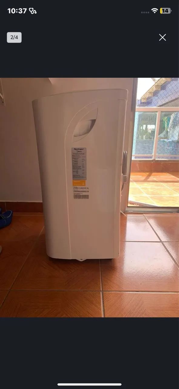 Ar Condicionado Portátil Midea 12000 BTUs - Novíssimo + Garantia!