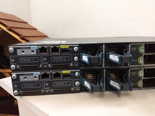 Switch 48 Portas Cisco C3kx-nm-1g Tny-ws3750x-3560x em Ótimo Estado - Foto 3