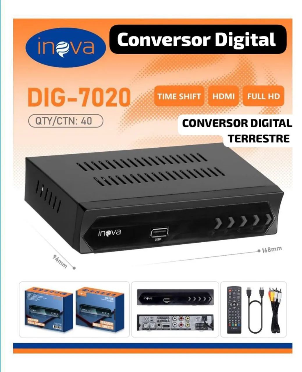 Conversor Digital Terrestre Inova DIG-7020