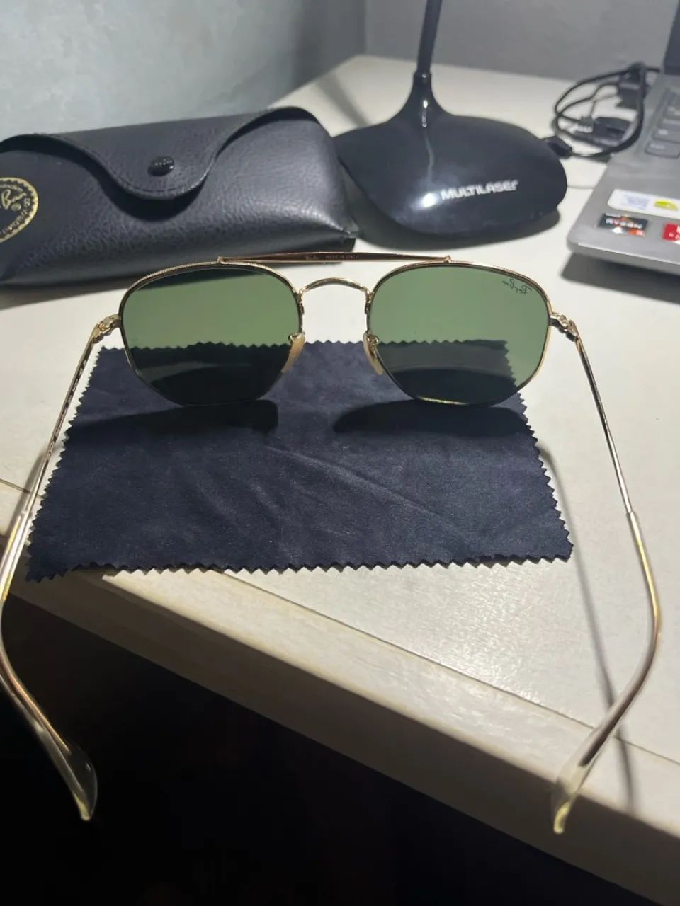 Óculos de Sol Ray-Ban Masculino- Marshal- Original  - Foto 3