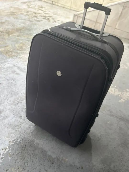 Mala de Viagem Grande Preta - Foto 2