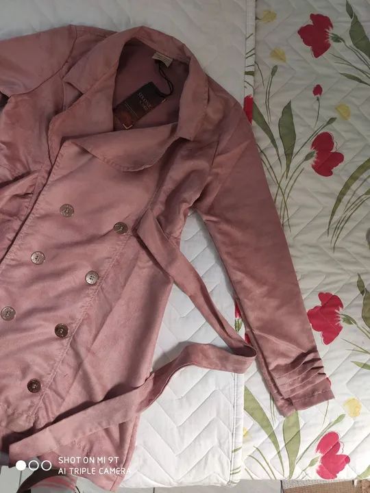 Blazer Rosê Suede  - Foto 6