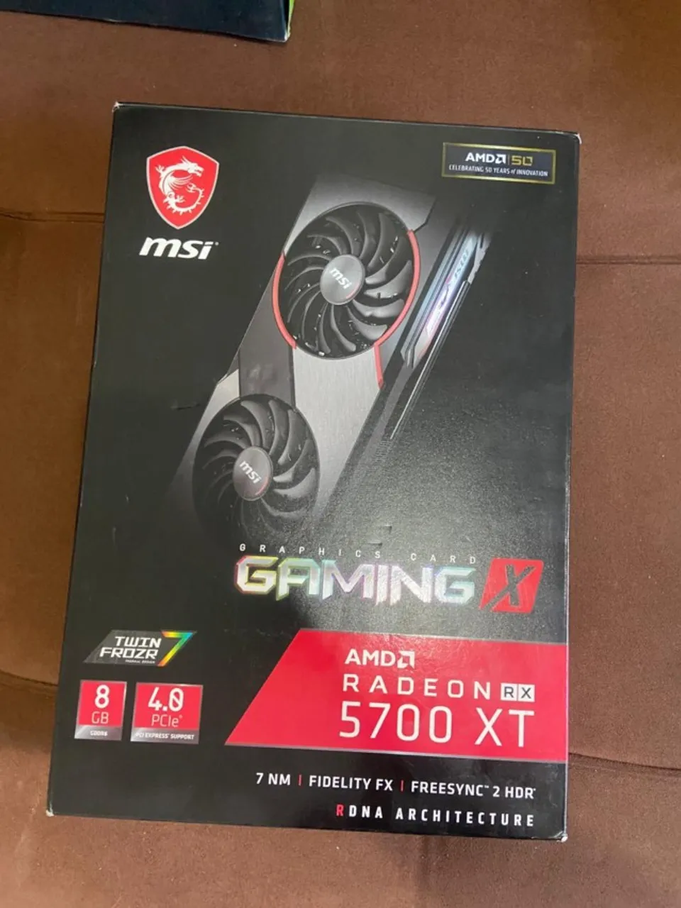 AMD Radeon RX5700XT 元箱付き AMD Radeon RX5700XT 元箱付き Amd Rx 5700 Xt 8gb 256bits Na Caixa