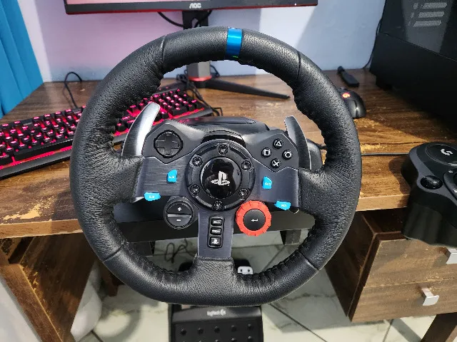 Volante Logitech G29 + Câmbio + Pedal - PS3 / PS4 / PS5 / PC