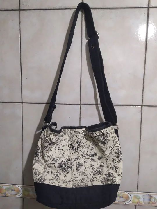 Bolsa de ombro floral