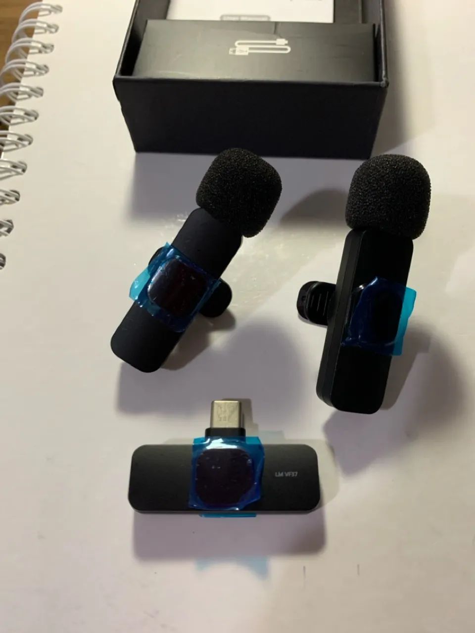 Microfone Sem Fio K9 para Celular - Gravação de Áudio e Vídeo - Foto 3