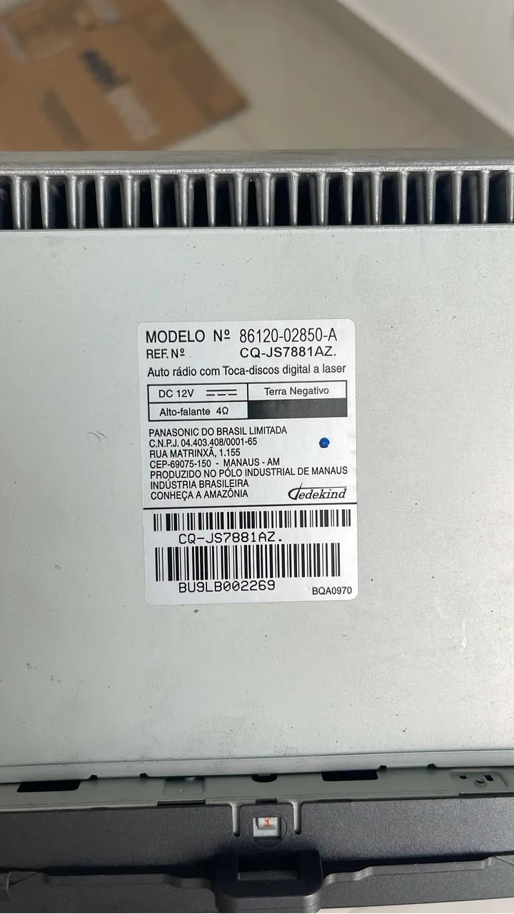 RÁDIO COROLLA ORIGINAL 2009 a 2014  - Foto 2