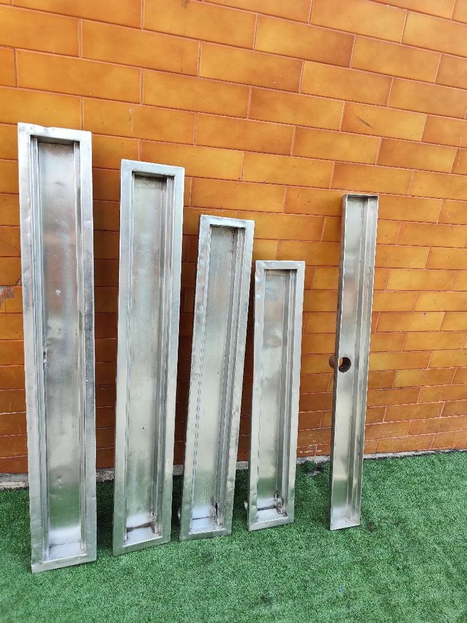  Ralo Calhas inox para sistema de drenagem