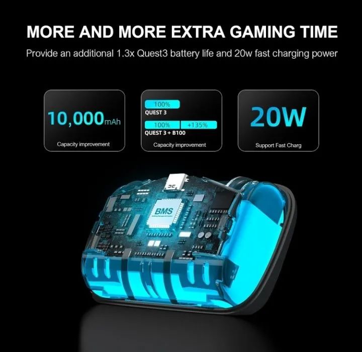 Bobovr s3 pro meta quest 3 - Peças e Acessórios de Vídeo Game