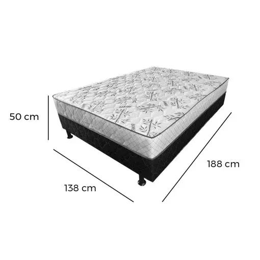 Cama Box Monaco Casal 138x188x50cm - Foto 3