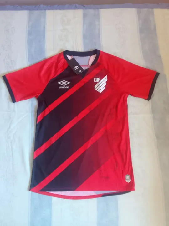 Camisa masculina Atletico-PR umbro 2020 Autografada