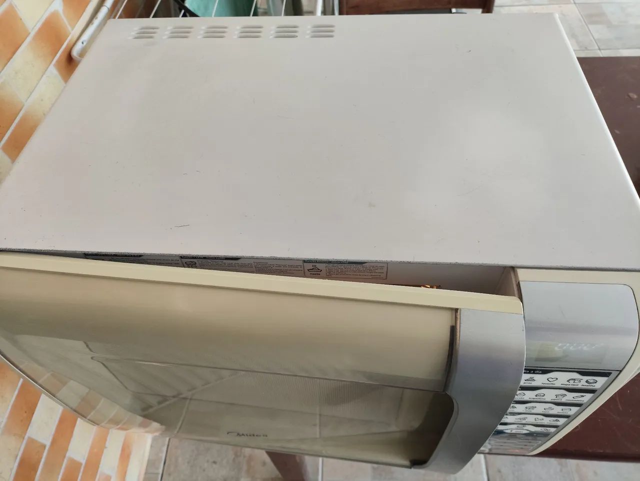 Microondas Midea,30 lts,110 volts, entrego e dou garantia  - Foto 6