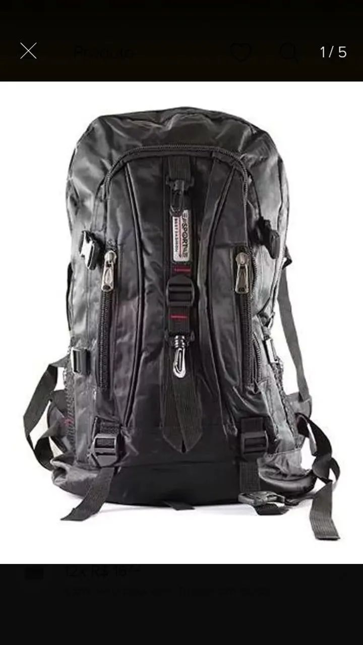 Mochila Semi Impermeável Motociclista 50 Litros  - Foto 3