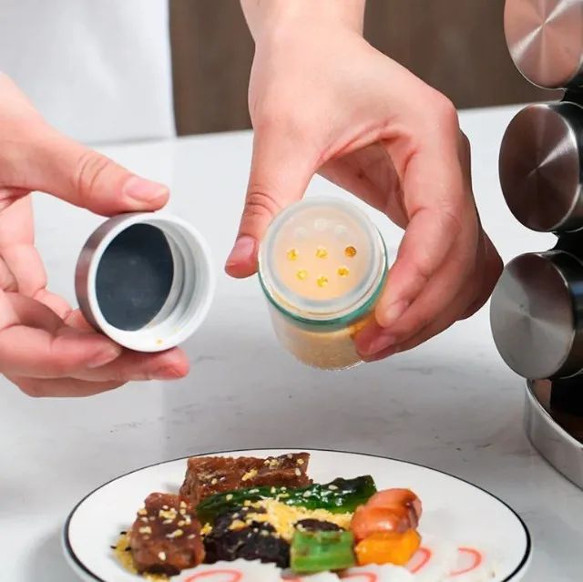 Porta Temperos Condimento Vertical Com Alça Inox 12 Potes - Foto 2