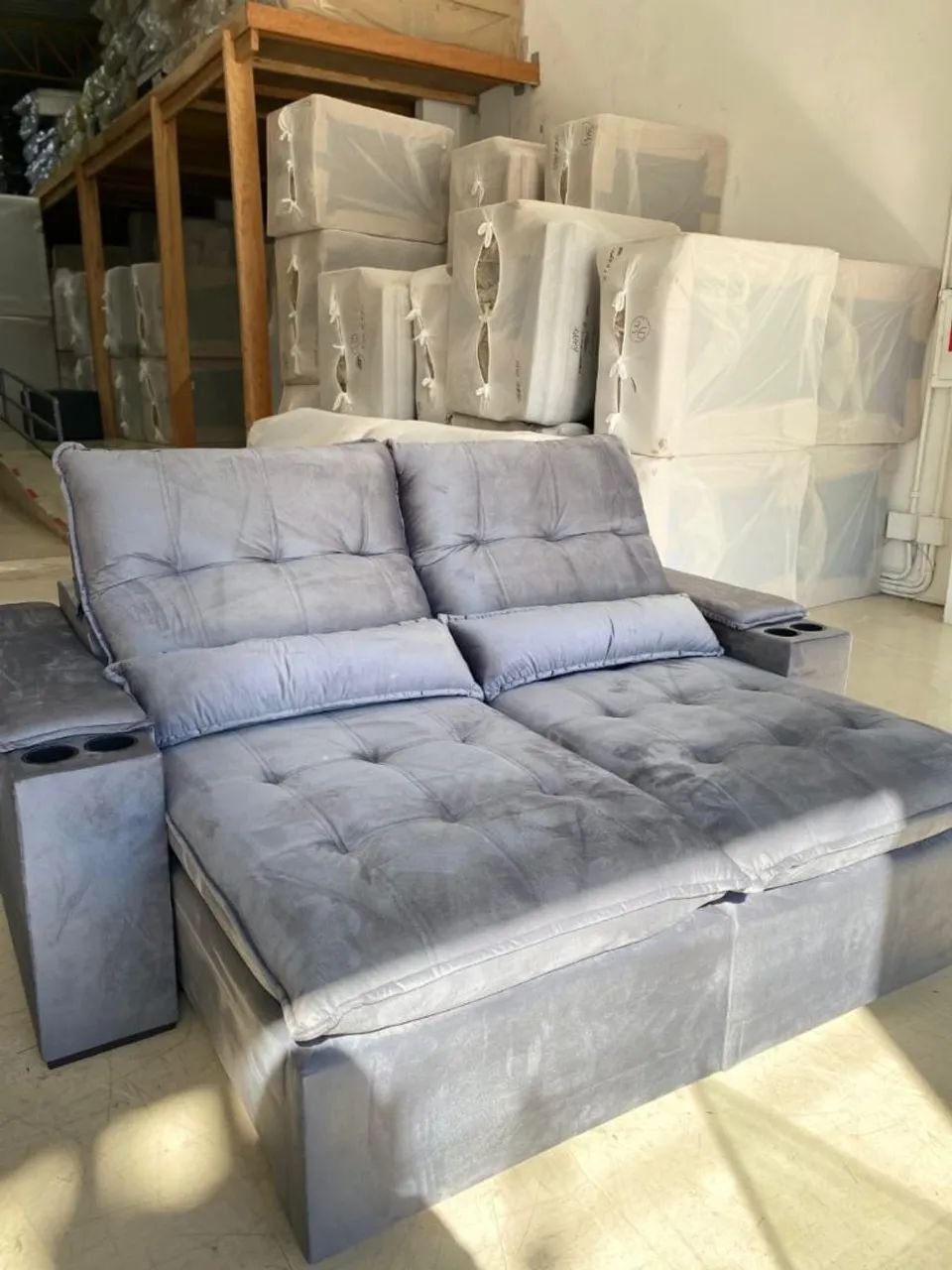 SOFÁ 2.50M EXPLOSÃO DE BELEZA PAGUE NA ENTREGA  - Foto 5