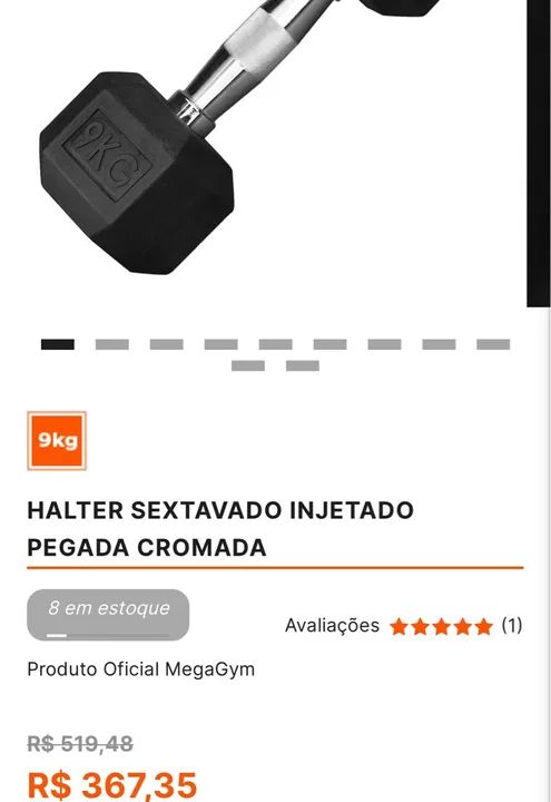 Halteres 9kg (par) Dumbell - Foto 4