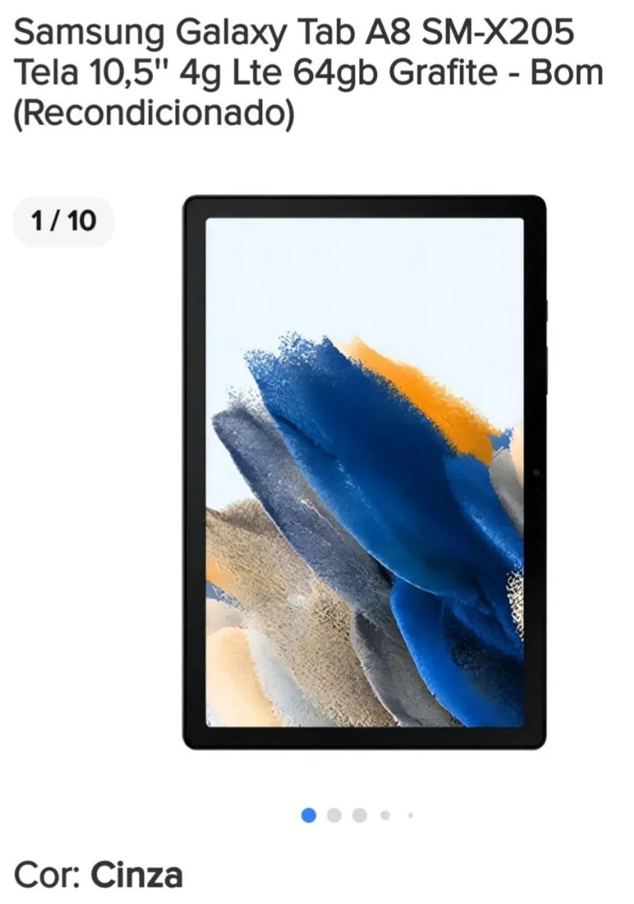 Tablet Samsung Galaxy Tab A8 SM-X205 - Foto 4