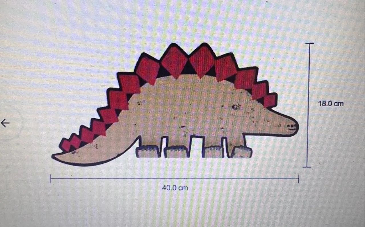 Cabideiro Dinossauro Infantil Tok&Stock - Foto 3