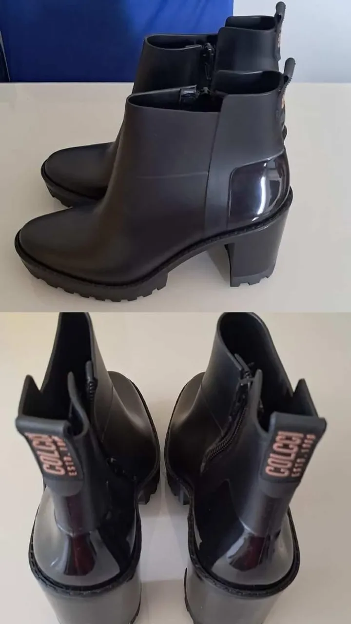Bota feminina Colcci cano curto preta