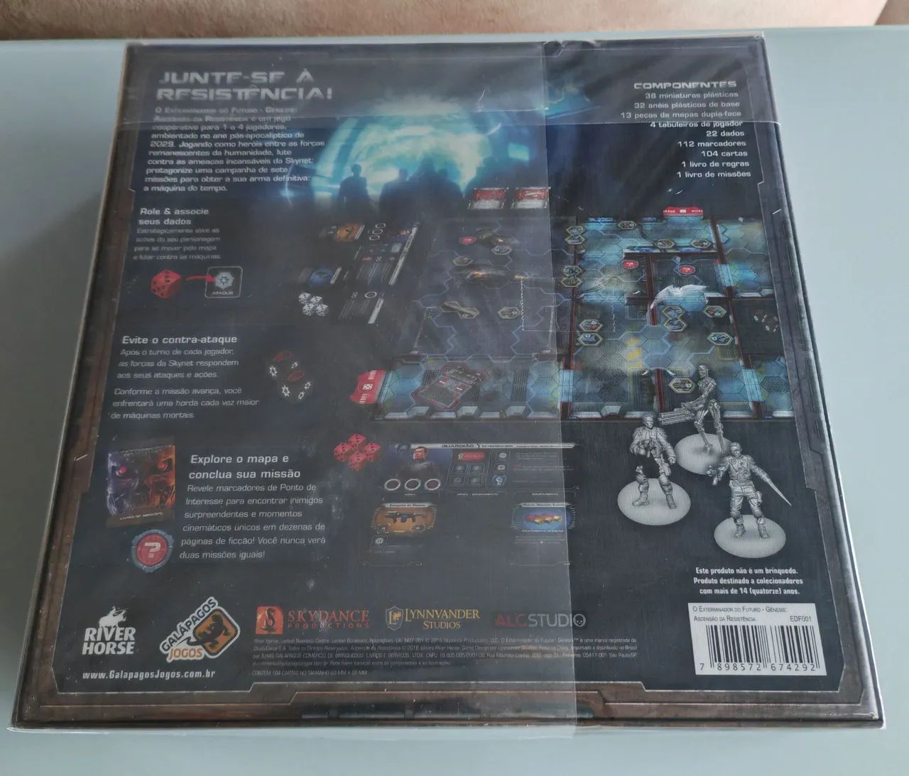 Jogo De Tabuleiro O Exterminador Do Futuro Gênesis, Galápagos Jogos.  - Foto 2