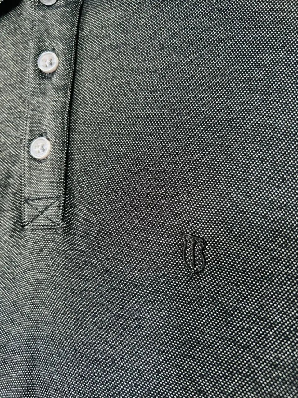 Camisa Polo Cinza Escuro - Foto 5